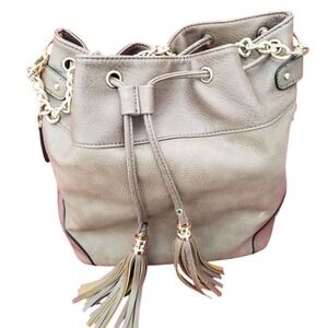 Aldo Bucket Bag Chain Strap Tassel Details Faux Leather Shoulder Bag‎